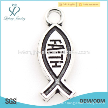 New design silver alloy animal charm,fish jewelry charm wholesale